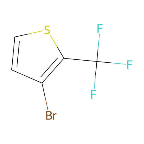3-溴-2-(三氟甲基)噻吩结构图