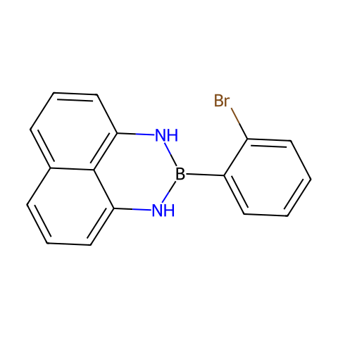2-(2-溴苯基)-2,3-二氢-1H-萘并[1,8-DE][1,3,2]二氮杂硼烷结构图