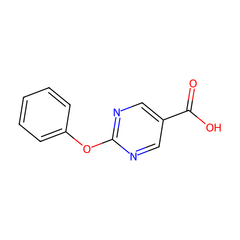 2-Phenoxy-pyriMidine-5-carboxylic acid结构图
