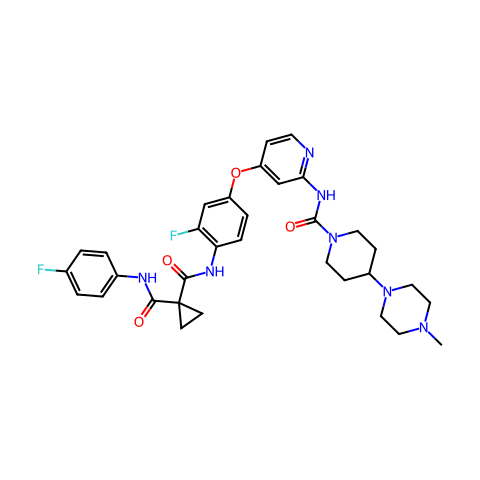 Golvatinib (E7050)结构图
