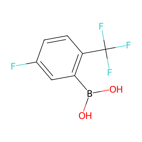 5-氟-2-(三氟甲基)苯硼酸结构图
