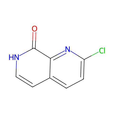 2-氯-1,7-萘啶-8(7H)-酮结构图