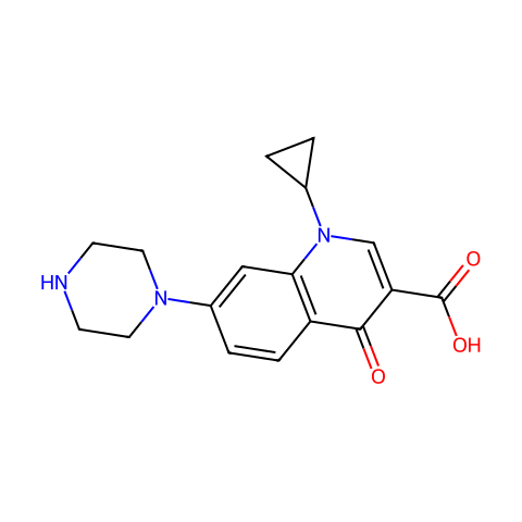 盐酸环丙沙星杂质B(EP)结构图