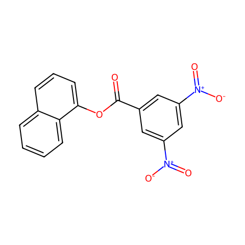 1-Naphthyl 3,5-dinitrobenzoate结构图