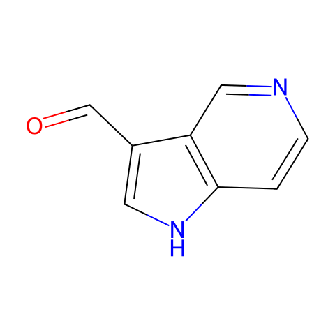 5-氮杂吲哚-3-甲醛结构图