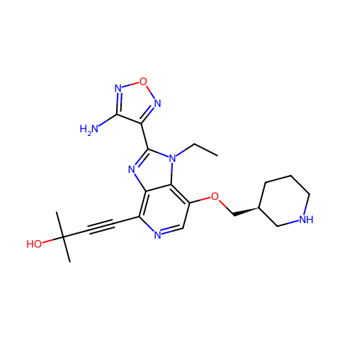 GSK690693,新型ATP竞争性泛Akt激酶抑制剂结构图