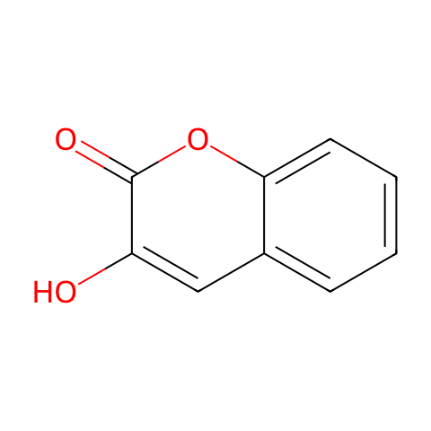 3-羟基香豆素结构图