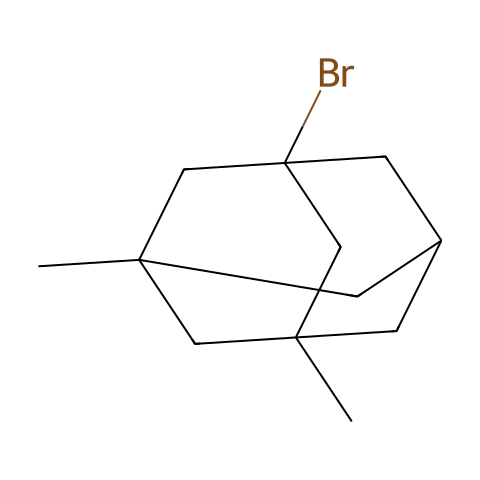 1-溴-3,5-二甲基金刚烷结构图