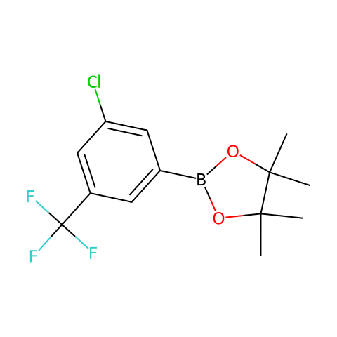 3-氯-5-(三氟甲基)苯硼酸频哪酯结构图