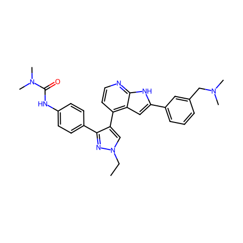 GSK1070916结构图