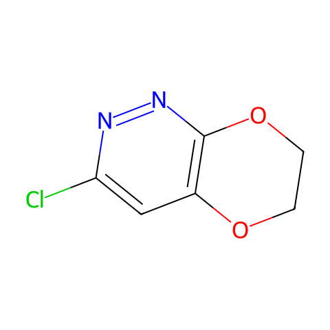 3-氯-6,7-二氢-[1,4]二氧杂芑并[2,3-C]哒嗪结构图