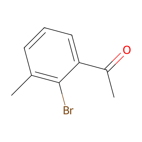 1-(2-Bromo-3-methylphenyl)ethanone结构图