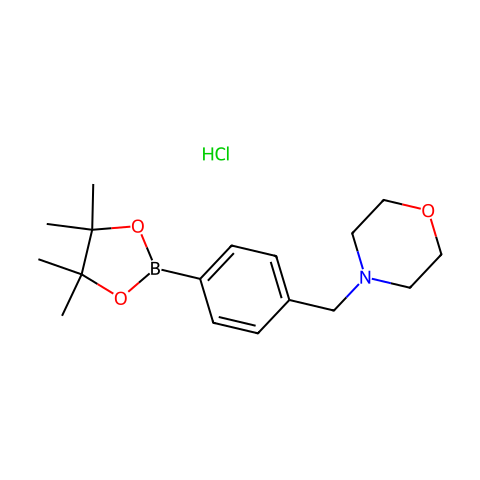 4-(4-吗啉甲基)苯硼酸频哪酯,97%结构图