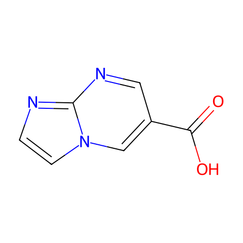咪唑[1,2-A]嘧啶-6-羧酸结构图