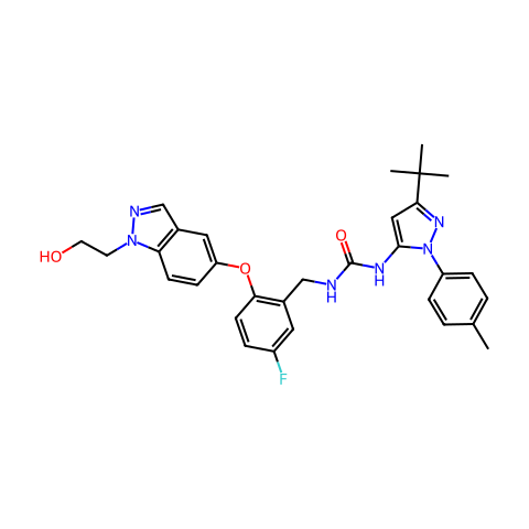 Pexmetinib (ARRY-614)结构图