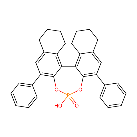 11bS）-8,9,10,11,12,13,14,15-八氢-4-羟基-2,6-二苯基-4-氧化物-二萘并[2,1-d：1'，2'-f] [1,3,2]二氧杂磷醚结构图