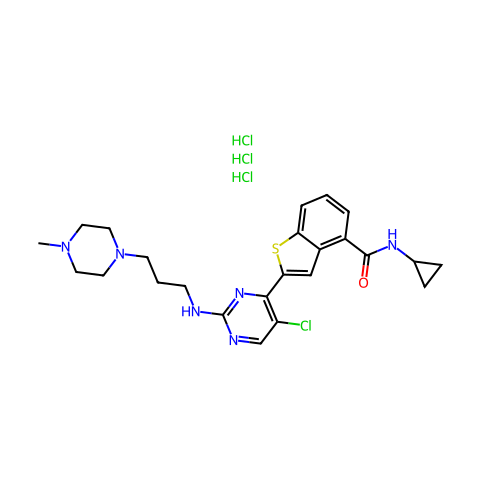 LY2409881 (trihydrochloride)结构图