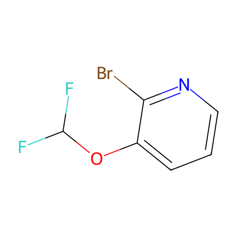 2-broMo-3-(difluoroMethoxy)pyridine结构图