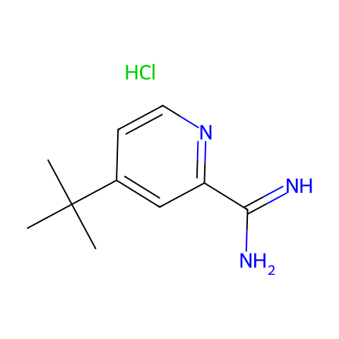 4-(叔丁基)皮考啉脒盐酸盐结构图