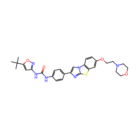 Quizartinib (AC220)结构图