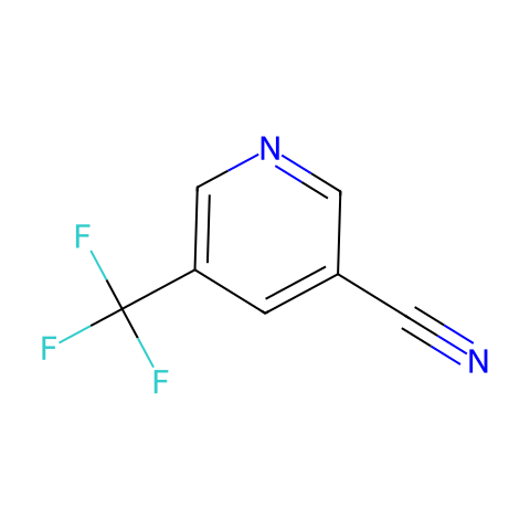 5-(TRIFLUOROMETHYL)NICOTINONITRILE结构图