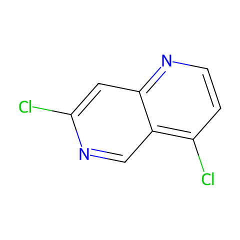 4,7-DICHLORO-1,6-NAPHTHYRIDINE结构图