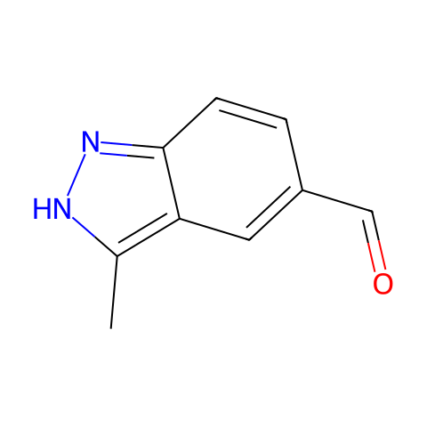 1H-Indazole-5-carboxaldehyde, 3-methyl-结构图