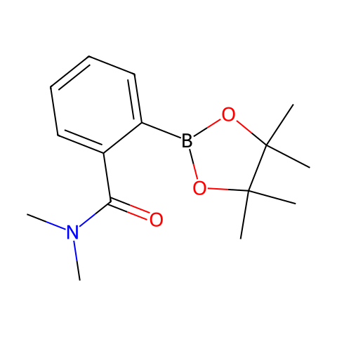 2-(N,N-DIMETHYLAMINOCARBONYL)PHENYLBORONIC ACID, PINACOL ESTER结构图