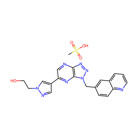 PF-04217903 (methanesulfonate)结构图