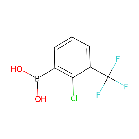 2-氯-3-（三氟甲基）苯基硼酸结构图