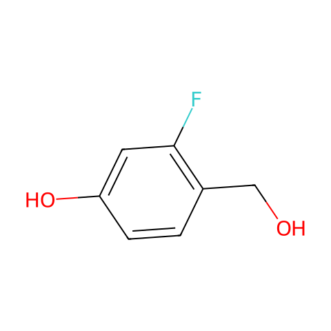3-氟-4-(羟甲基)苯酚结构图