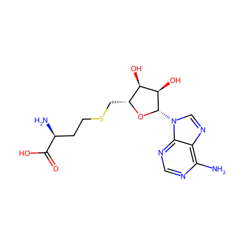 S-(5'-腺苷)-L-高半胱氨酸结构图