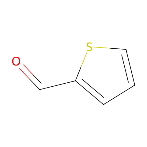 噻吩-2-甲醛结构图