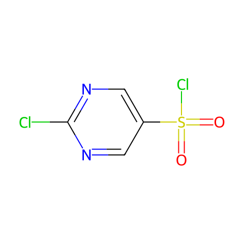 2-chloropyrimidine-5-sulfonyl chloride结构图