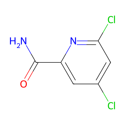 4,6-dichloro-pyridine-2-carboxylic acid aMide结构图