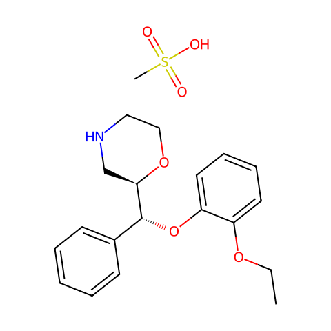 Reboxetine Mesylate结构图