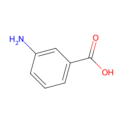 间氨基苯甲酸结构图