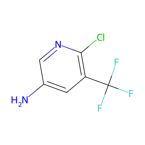 6-氯-5-(三氟甲基)吡啶-3-胺结构图