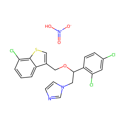 Sertaconazole Nitrate结构图