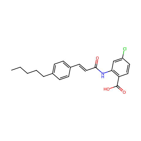 ONO-RS-082,可逆磷脂酶A 2（PLA 2）抑制剂结构图