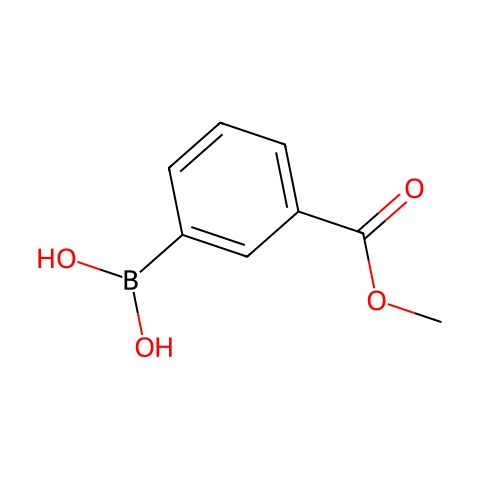 3-甲氧基羰基苯硼酸结构图